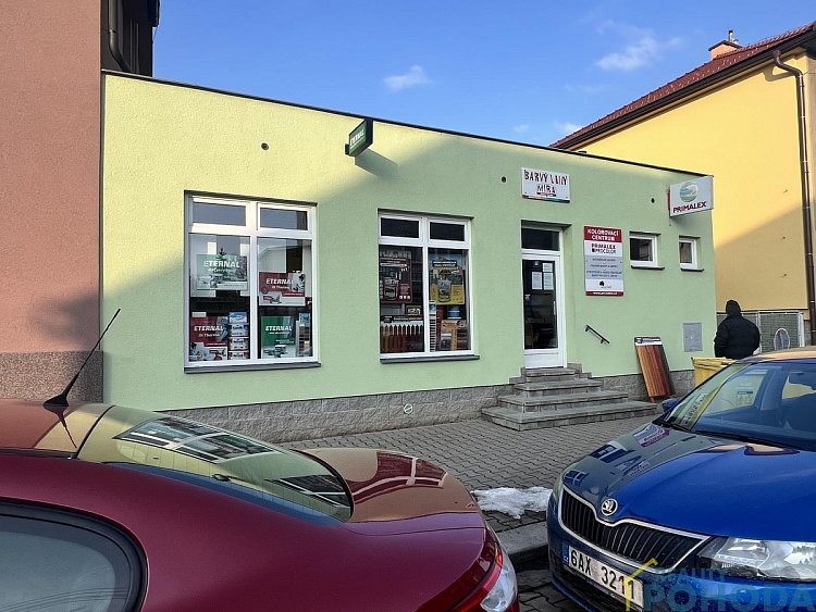 Pronájem obchodního prostoru 40 m2 + sklad 40 m2, Kollárova Choceň